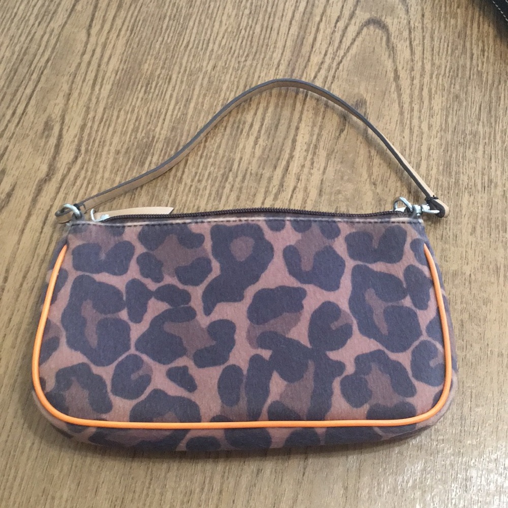 Ann Taylor Loft animal print purse/wristlet